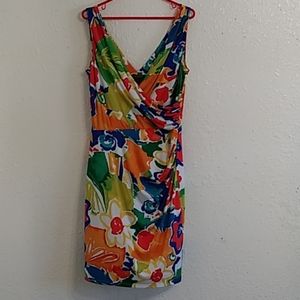Lauren Ralph Lauren Multicolor Sleeveless Dress